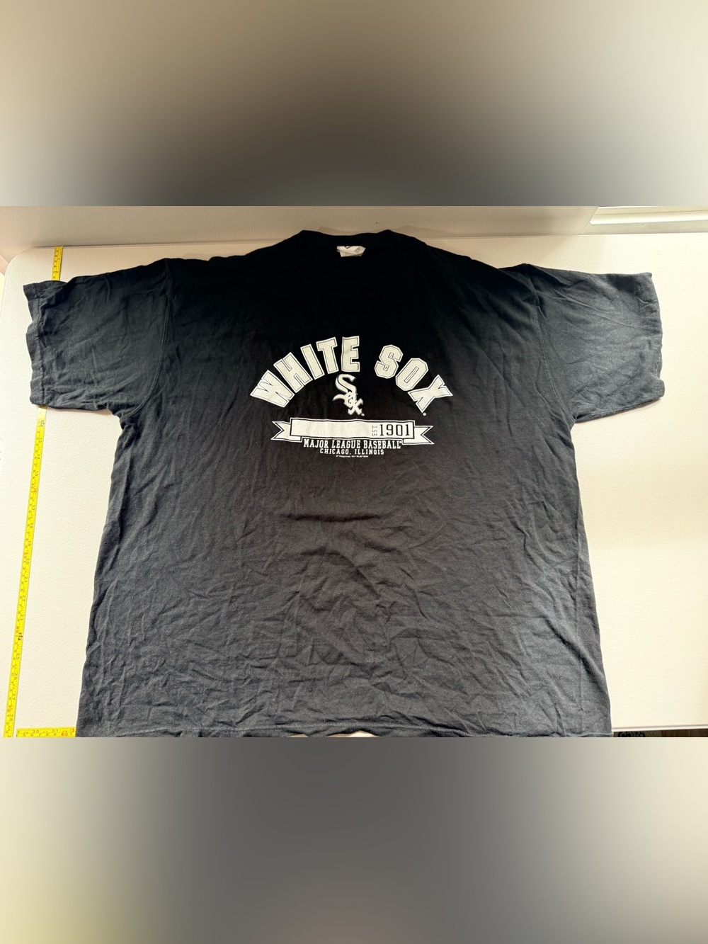 VTG 2006 Chicago White Sox T Shirt XL CSA Tag Black MLB Major League Baseball